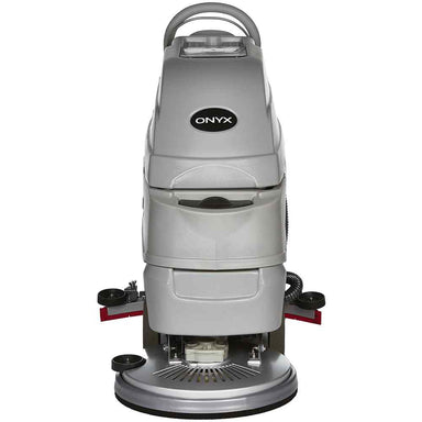 ONYX DX20T 20 inch battery walk-behind traction drive floor scrubber front view 