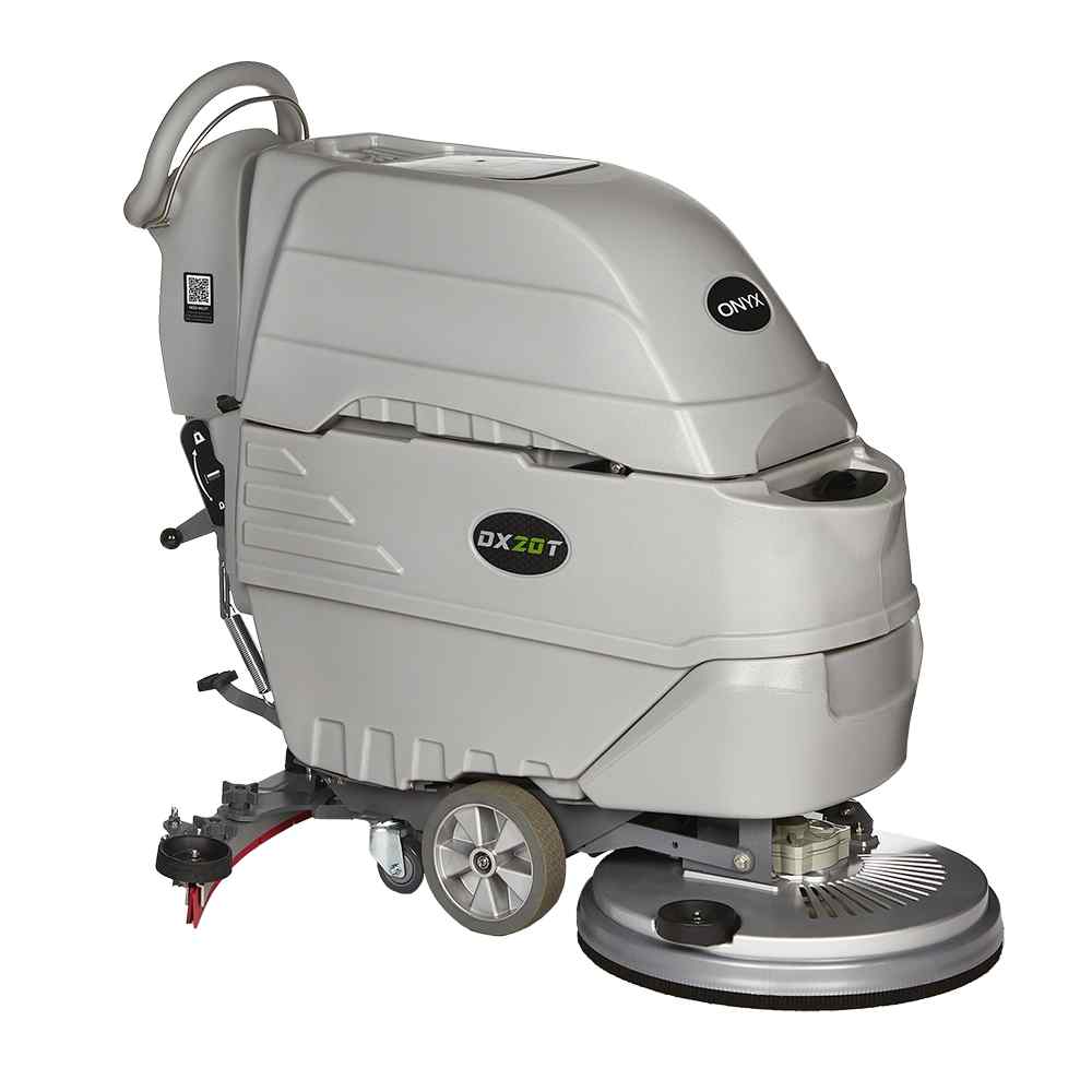 ONYX DX20T 20 inch battery walk-behind traction drive floor scrubber right side view