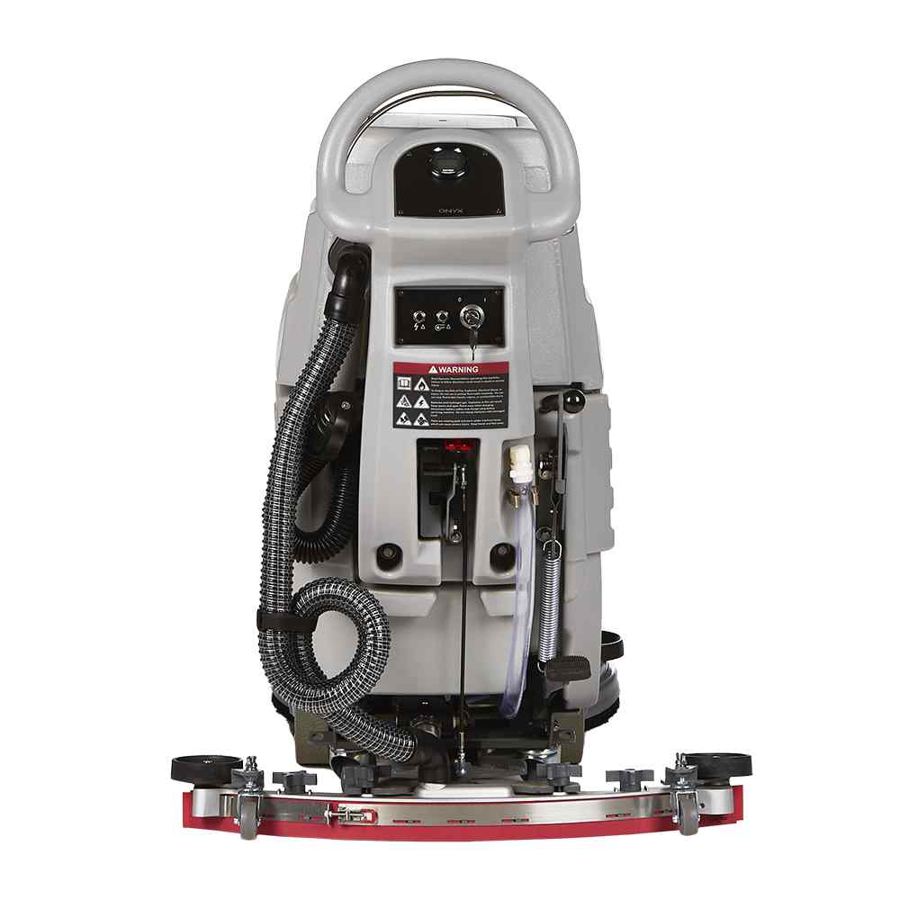 ONYX DX20 Battery Autoscrubber 20 in back view of machine