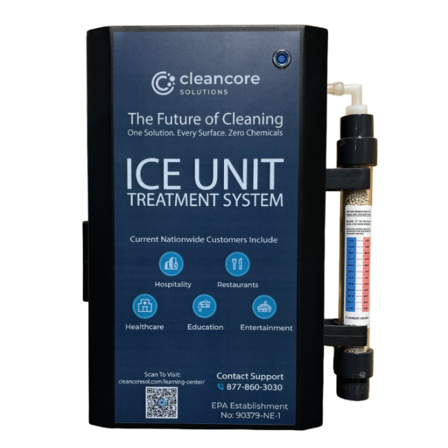 CLEANCORE ICE UNIT TREATMENT SYSTEM front view