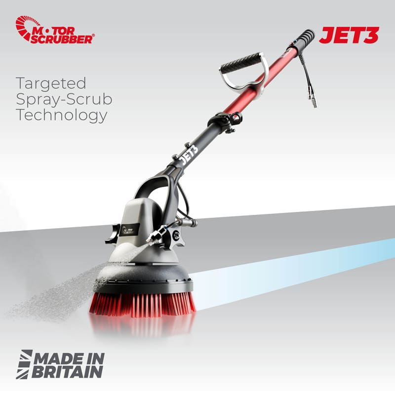 MotorScrubber JET3 Spray-Scrub Floor Cleaning Machine branded photo