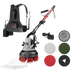 MotorScrubber JET3 Spray-Scrub Floor Cleaning Machine complete kit with pads backpack and accessories