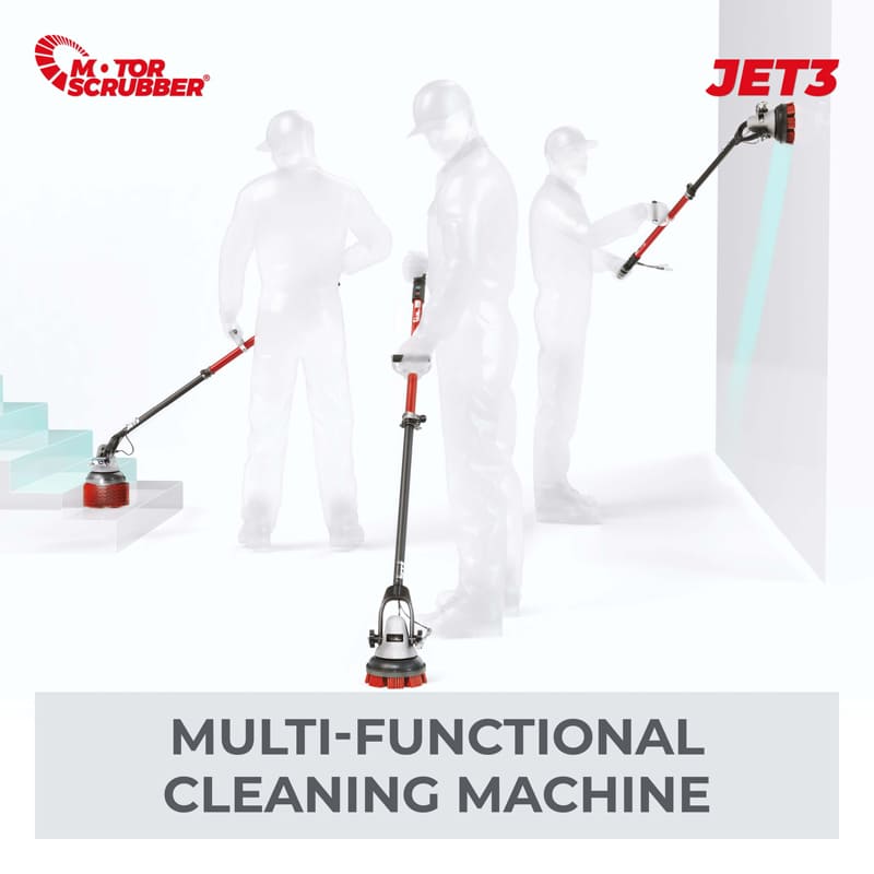 MotorScrubber JET3 Spray-Scrub Floor Cleaning Machine multi functional cleaning machine
