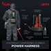 MotorScrubber JET3 Spray-Scrub Floor Cleaning Machine backpack and hardness specs diagram