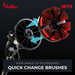 MotorScrubber JET3 Spray-Scrub Floor Cleaning Machine quick change brushes photo