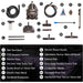 Prolux CTX Water Filtration Bagless Canister Vacuum Cleaner parts and accessories diagram
